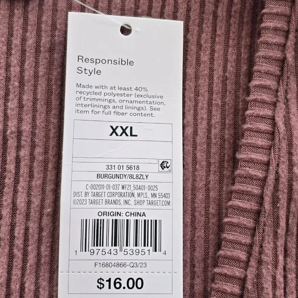 NWT - Crop Shirt, Size: XXL